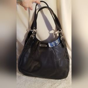 Black Leather Coach Bag